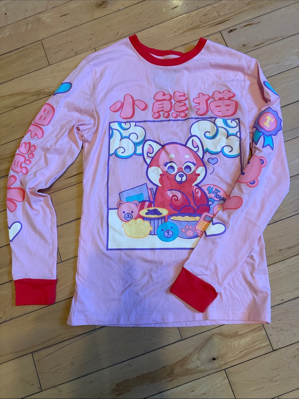 Disney Kawaii Turning Red Long Sleeve Shirt